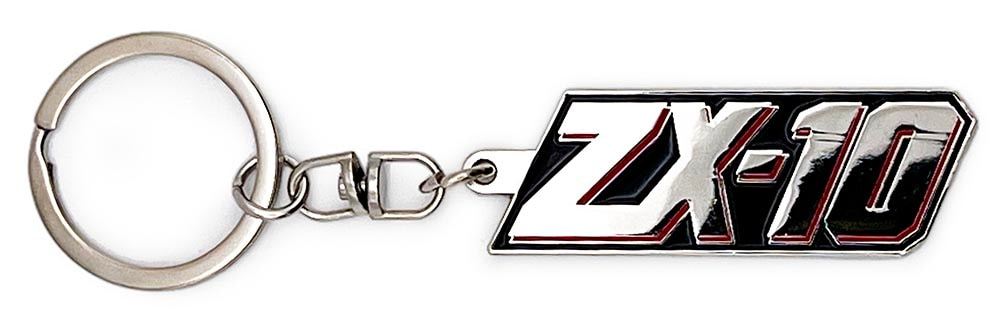 Kawasaki ZX-10 Cowl Decal Metal Keychain