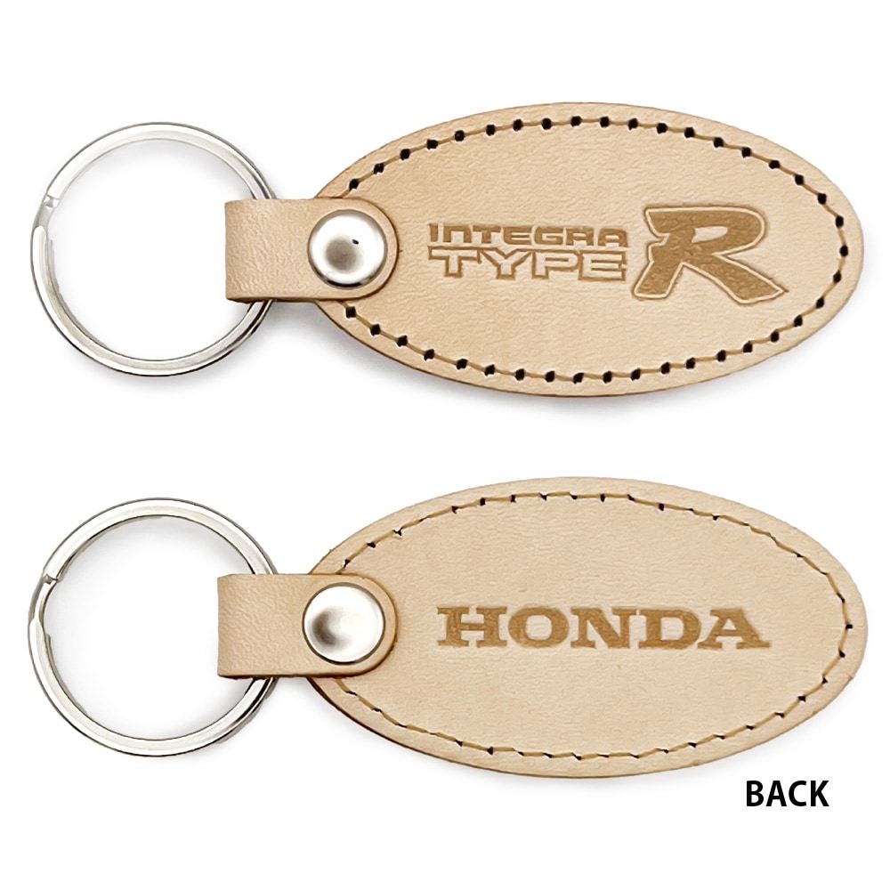 ホンダ INTEGRA (DC2)TYPE R エンブレム 国産レザーキーホルダー
