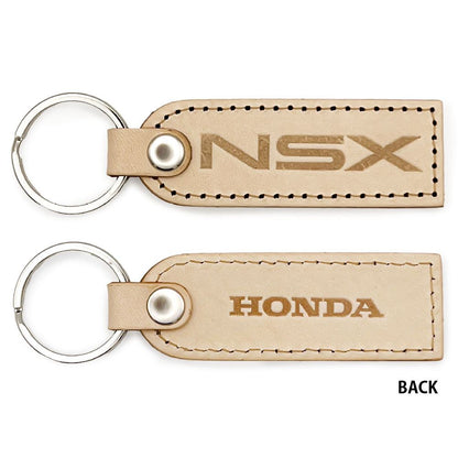 ホンダ NSX(NA1)PRロゴ 国産レザーキーホルダー