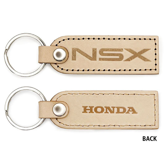 ホンダ NSX(NA1)PRロゴ 国産レザーキーホルダー