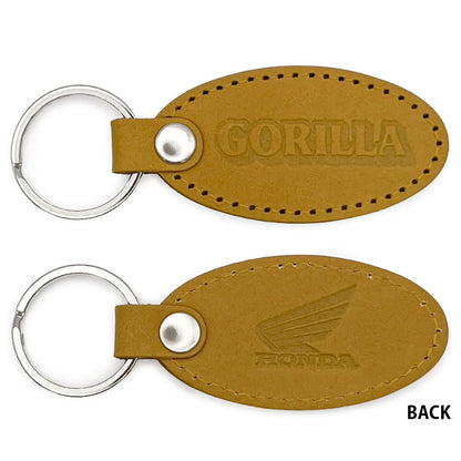Honda GORILLA Decal Logo Japanese Leather Keychain