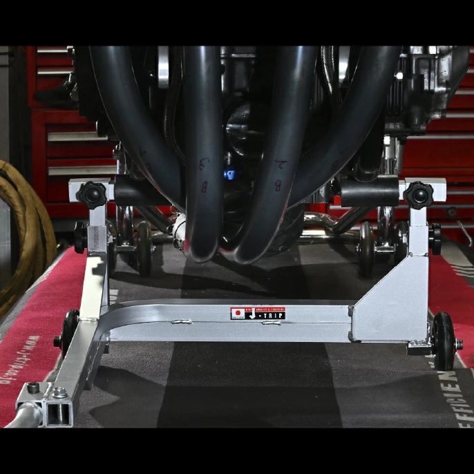 フレームスタンド 高さ4段階調整付 シルバー