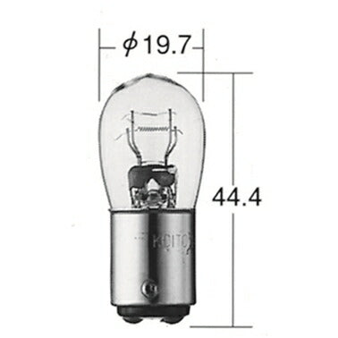 白熱バブル クリア 24V 10/4W B19 1個入
