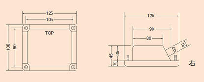 Side turn signal lamp, intermediate, for bus, right, 24V 25W