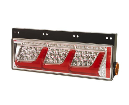Truck All-LED Rear Combination Lamp, 3-Gang Type, Normal Turn, Left, Red, 24V, 1 pc.