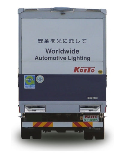 All-LED Rear Combination Lamp for Trucks, Kabuki Design, Sequential Turn, Left, Smoked, 24V, 1 pc.
