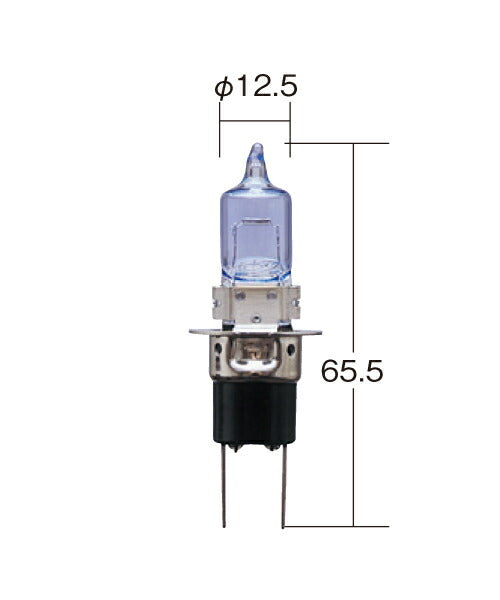 ホワイトビーム Ver2 H3c ホワイト 12V 55W T12 2個入