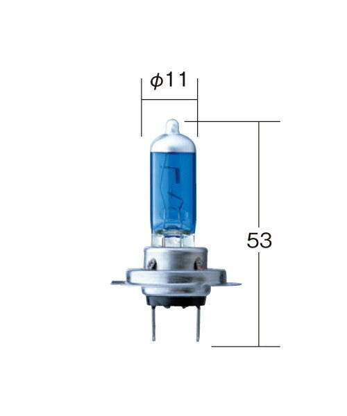 ホワイトビーム Ver3 H7 ホワイト 12V 55W T11 2個入