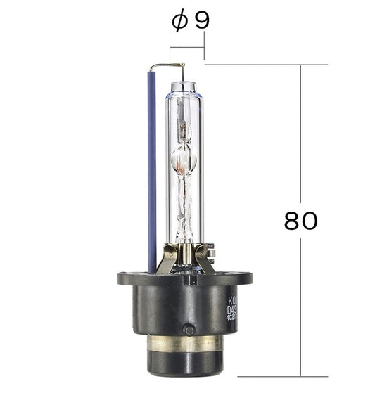 HIDホワイトビーム D4S 12V車対応(42V 35W) 2個入