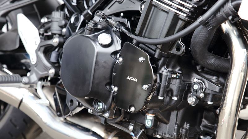 ドレスアップ パルサーカバー アルミビレット ブラックアルマイト Z900RS/CAFE