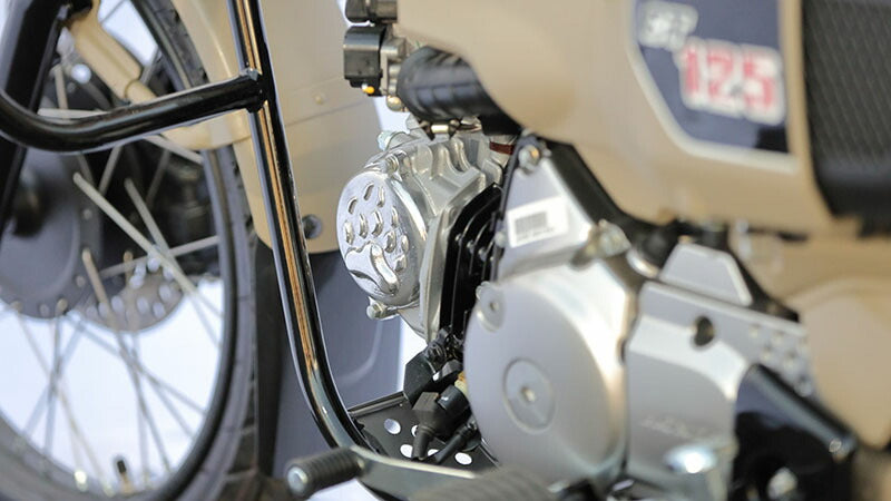 シリンダーヘッドサイドカバー ベアハンド アルミ鋳造 バレル仕上ゲ CT125 ハンターカブ