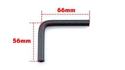 耐油L型2層ホース ガソリン対応 ブラック 内径5mm