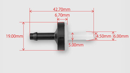 ワンウェイバルブ ダイヤフラムタイプ 3/16 4.5～5.5mm