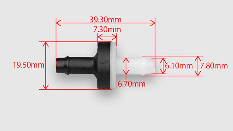 ワンウェイバルブ ダイヤフラムタイプ 1/4 6.0～7.0mm