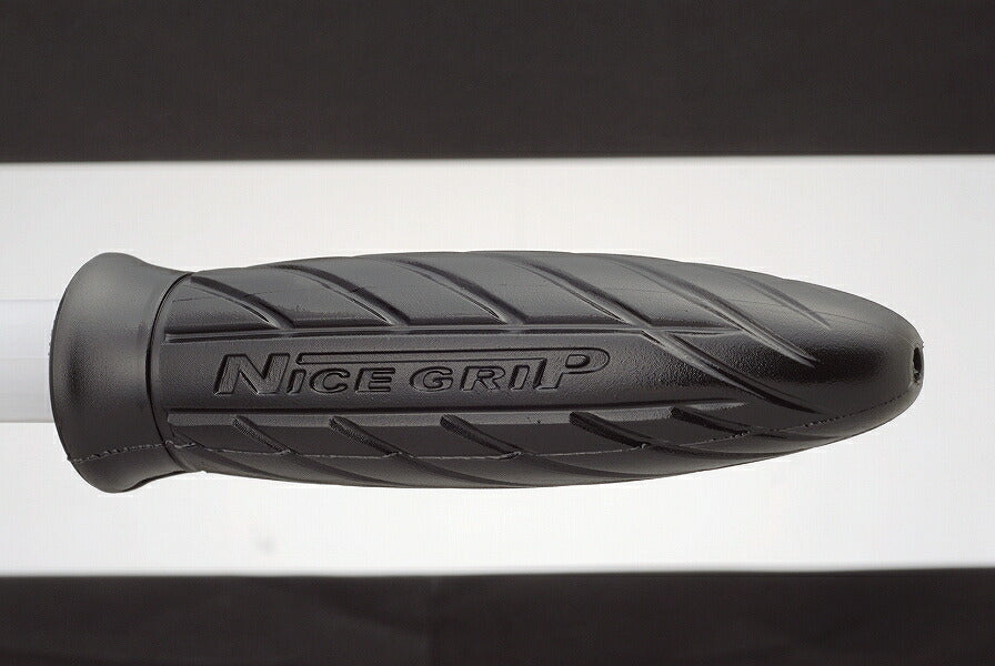 NICEツイストグリップ ブラック 全長143mm 22.2mmハンドル用