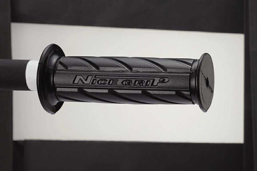 NICEネオミニグリップ ブラック 非貫通タイプ 全長110mm 22.2mmハンドル用