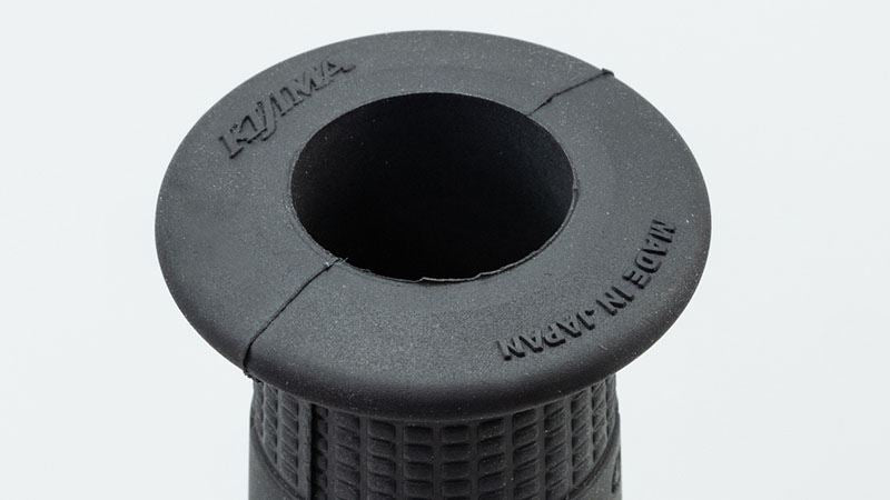 シーンセレクトグリップ ソフト 貫通式 ドクター ブラック 120mm 左右セット