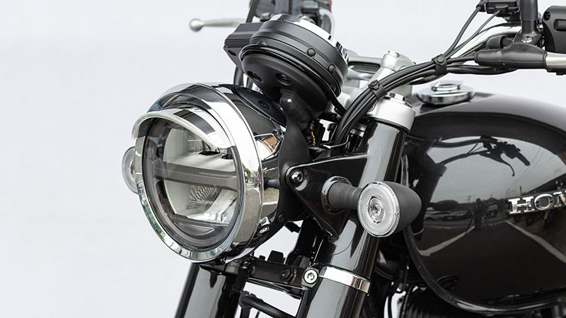 ヘッドライトバイザー クロームメッキ GB350C
