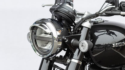 ヘッドライトバイザー クロームメッキ GB350C