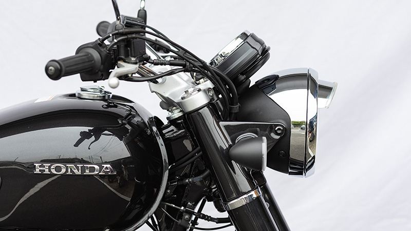 ヘッドライトバイザー クロームメッキ GB350C
