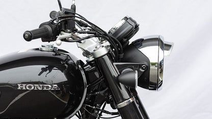 ヘッドライトバイザー クロームメッキ GB350C