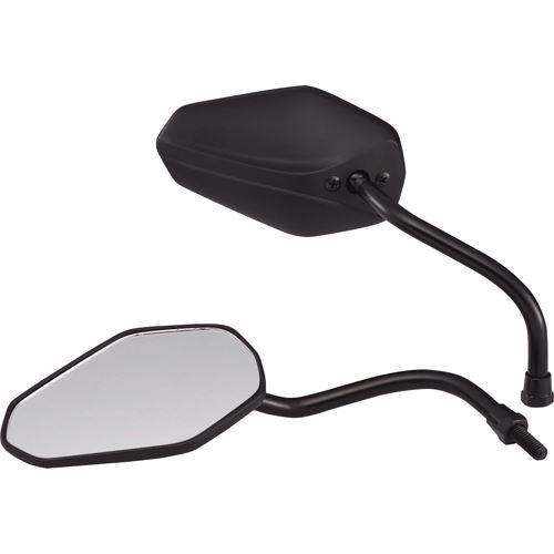 【アウトレット】HEPTタイプミラー ブラック 左側 M8 汎用 1本入り