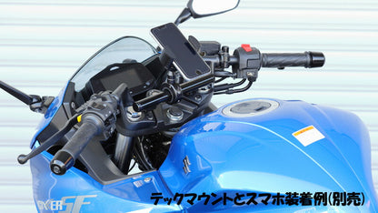 ハンドルマウントステー ブラック 黒 155mm ジクサー SF 250 ジクサー スマホ ナビ USB 純正ハンドル対応