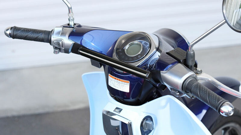 ハンドルマウントステー ブラック 黒 スーパーカブ C125 SUPERCUB スマホ ナビ USB 純正ハンドル対応