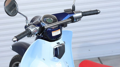 ハンドルマウントステー クロームメッキ スーパーカブ C125 SUPERCUB スマホ ナビ USB 純正ハンドル対応