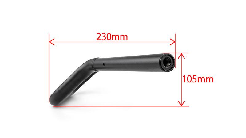 ハンドルバー 30mmバック マットブラック レブル1100DCT/T/S Edition