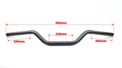 Fifty Bar Handlebar + Matte Black Rebel 250/S