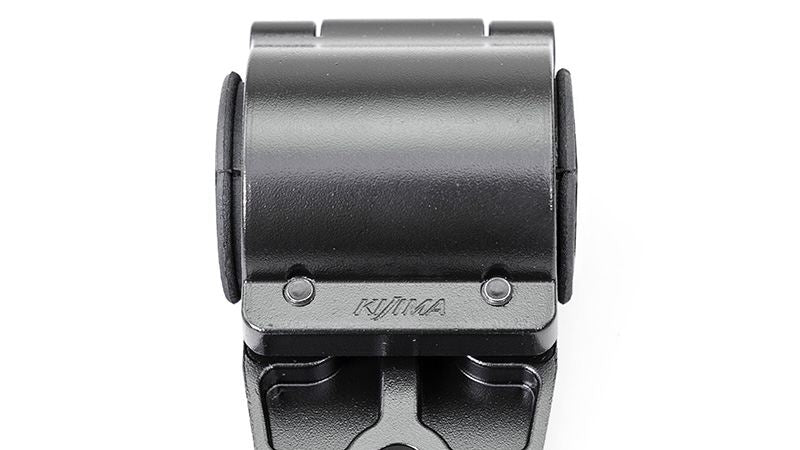 ヘッドライトステー アルミダイキャスト ブラック 28-39mm
