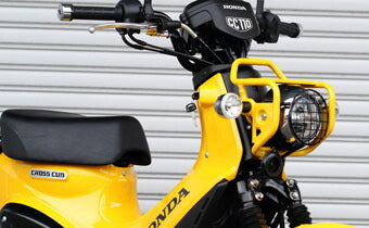 ヘッドライトガード ストーンガード ブラック 黒 クロスカブ50 クロスカブ110