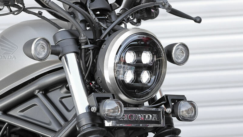 [Outlet] Headlight Rim, Chrome Plated, 1 pc, Rebel 250, Rebel 500, Rebel 1100