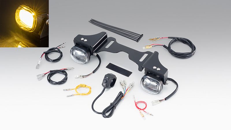 フォグランプキット LED イエローランプ 1セット レブル1100/DCT