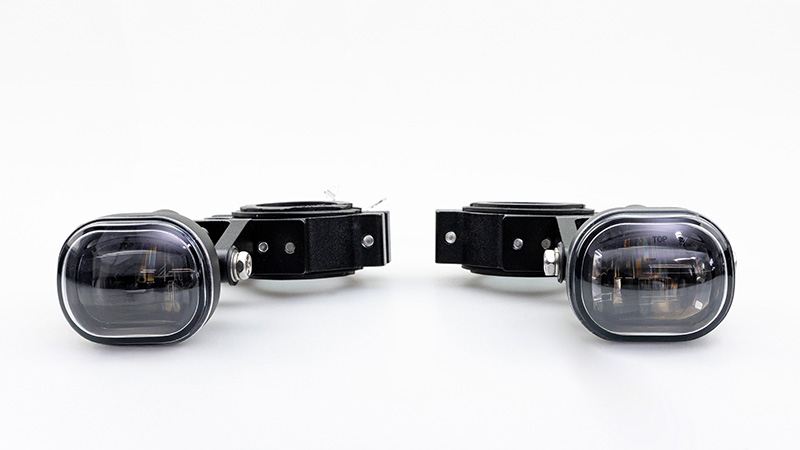 LED Fog Lamp Kit, Yellow W230, Meguro S1