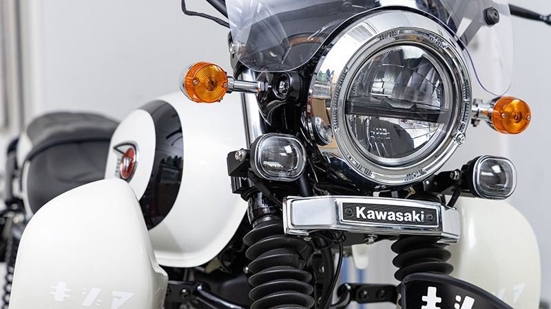 LED Fog Lamp Kit, Yellow W230, Meguro S1