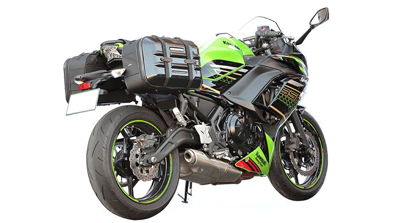 バッグサポート ブラック 左右セット ニンジャ650/Z650