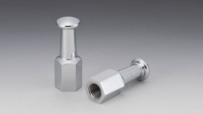 Two 10mm double cap nuts