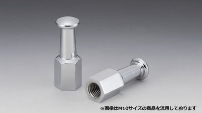 ニカケナット メッキ M12 P1.25 2個セット