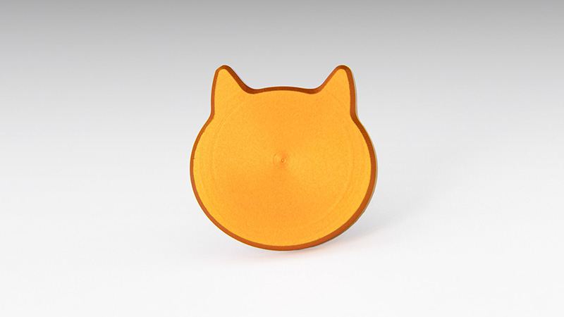にゃんばーボルト オレンジアルマイト M6×15mm 1個入り