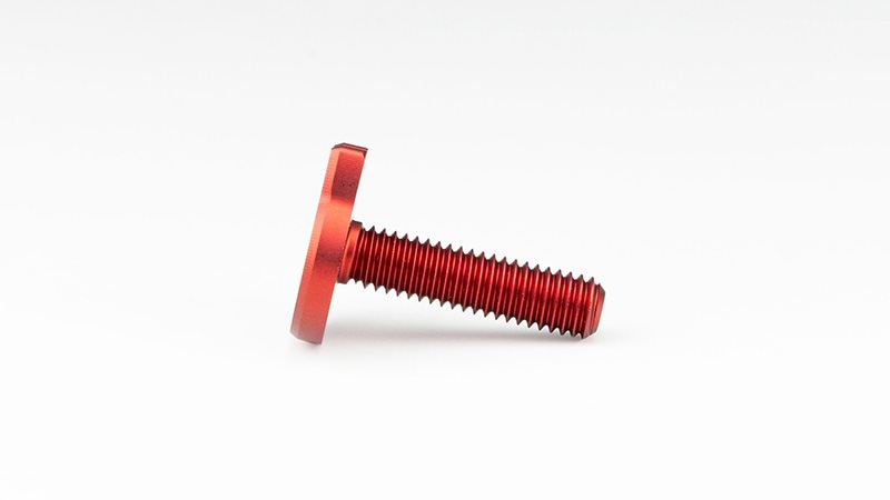 にゃんばーボルト ロングタイプ レッドアルマイト M6×23.5mm 1個入り