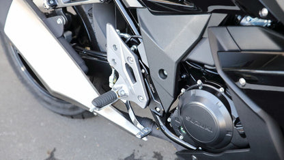 Step-Up Brackets, Black Anodized, 2 Positions, GSX250R