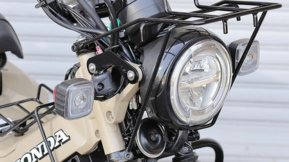 【アウトレット】ウインカーリロケーションステー フロント ブラック 黒 CT125 ハンターカブ