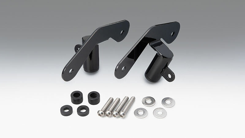 【アウトレット】ウインカーリロケーションステー フロント ブラック 黒 CT125 ハンターカブ