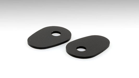 Turn Signal Mount Base Set Black 2-piece GSX-8R/8S GSX-S1000GX