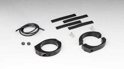 Turn Signal Mount Clamp-On Inner Tube 43/45mm for M6 Bolt Black Left and Right Set Rebel 1100 Zephyr 1100
