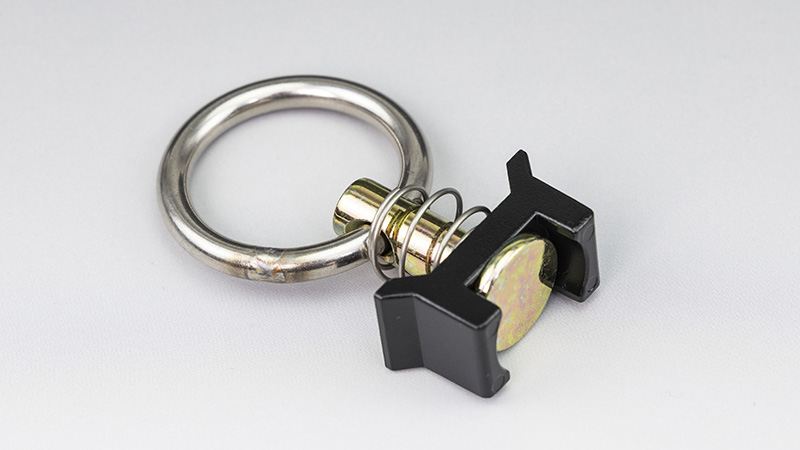 ワンタッチリング ワンタッチレール用 ブラック 1個
