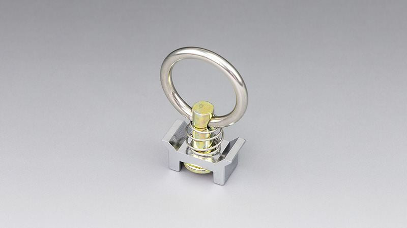 One-touch ring for one-touch rail, chrome-plated, 1 piece