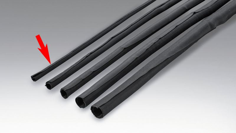 Self-wrapping sleeve, 5mm ID (expansion 29) x 1000mm